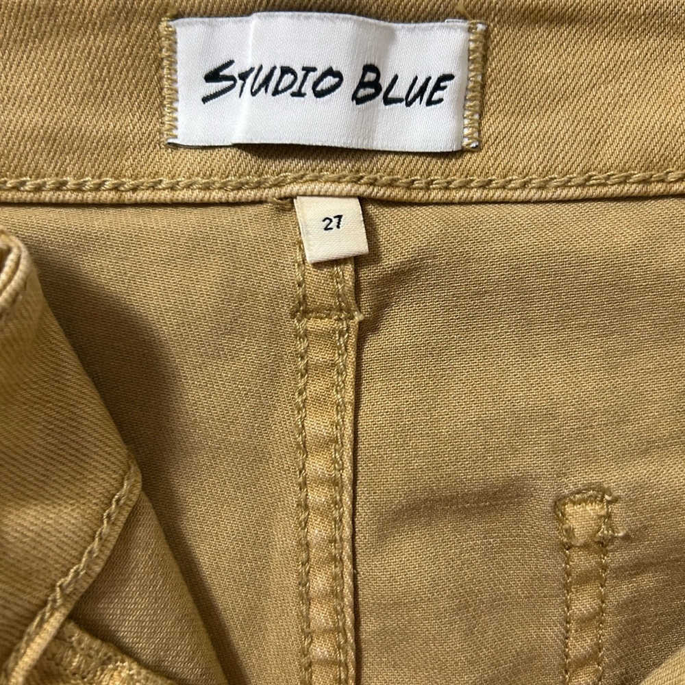 Studio Blue: Stacey utility boot cut high rise pant